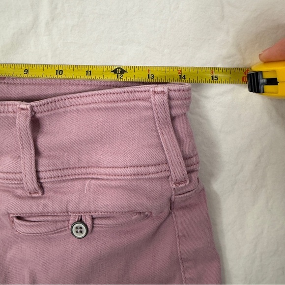 Anthropologie Pilcro High-Rise Wide-Leg Trouser Jeans Pink Size 26 - Picture 12 of 16